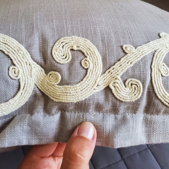 Pier 1 Grey Accent Pillows - Picture 3 of 4